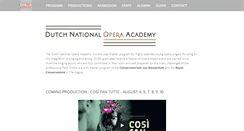 Desktop Screenshot of opera-academy.nl