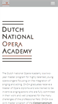 Mobile Screenshot of opera-academy.nl